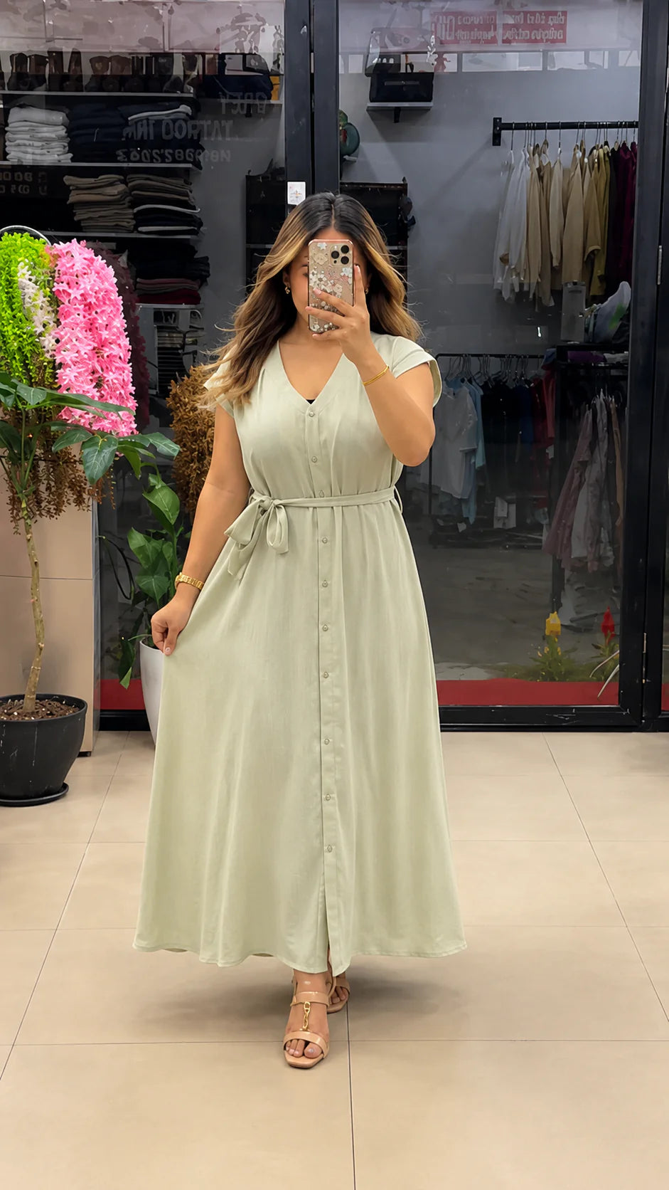 Royal Ivory Chanderi Gown